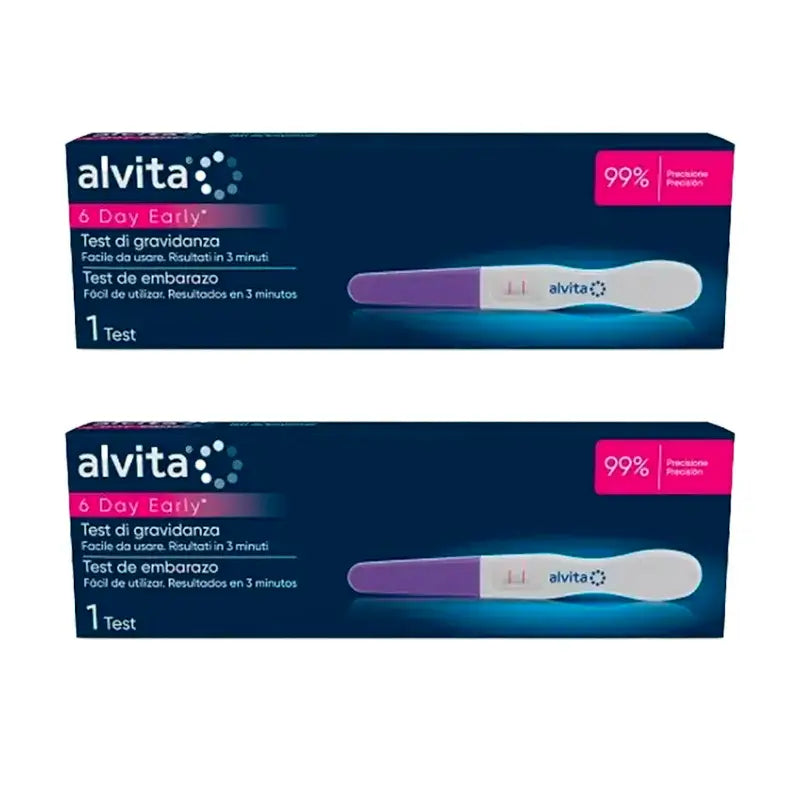 Alvita Test di gravidanza ultrasensibile Confezione da 2 unità