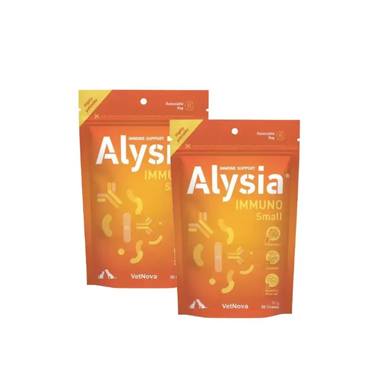 Alysia integratore immunitario per cani, 30 compresse masticabili, confezione da 2