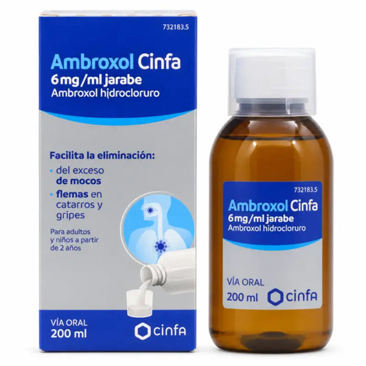 Ambroxol sciroppo Cinfa 6mg/ml 1 flacone da 200ml