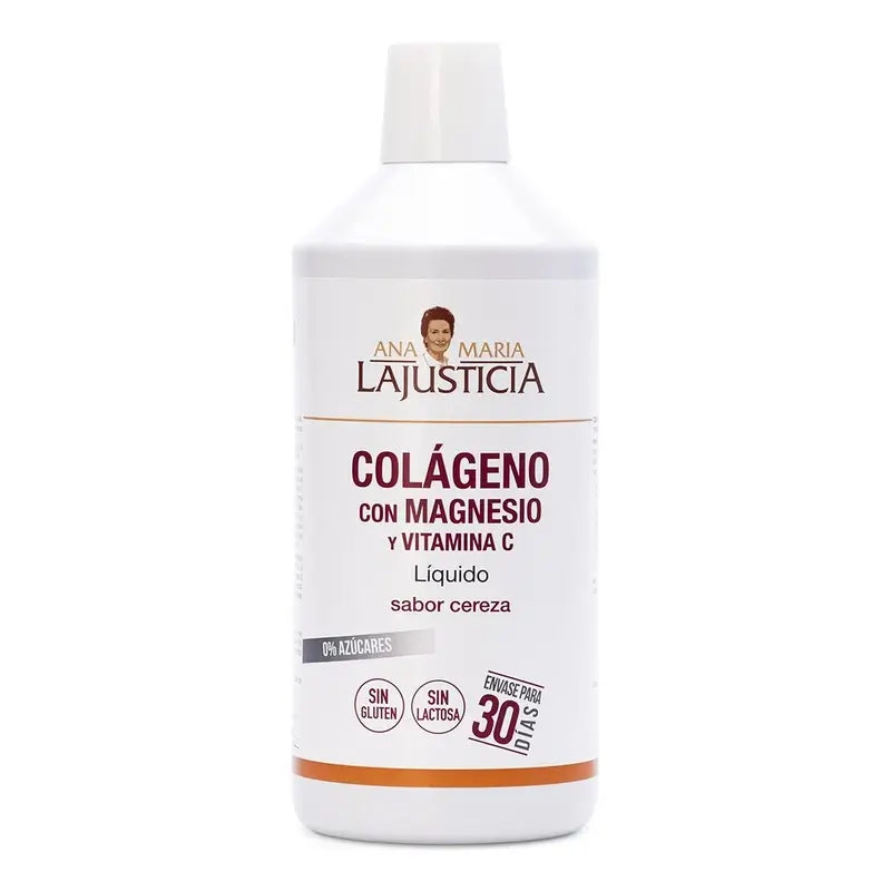 Ana Maria Lajusticia Collagene con Magnesio + Vitamina C gusto ciliegia, 1 L