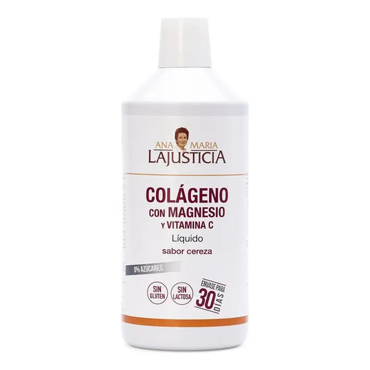 Ana Maria Lajusticia Collagene con Magnesio + Vitamina C gusto ciliegia, 1 L