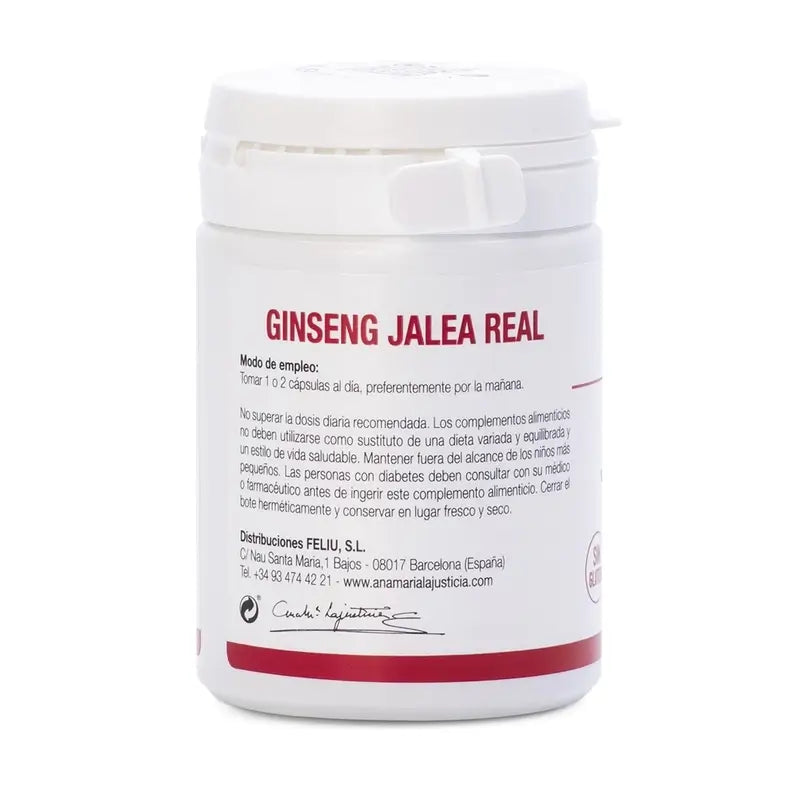 Ana Maria Lajusticia Ginseng con pappa reale, 60 capsule