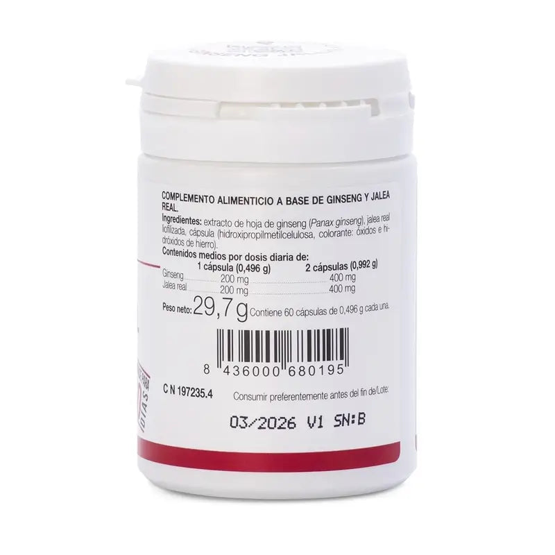 Ana Maria Lajusticia Ginseng con pappa reale, 60 capsule