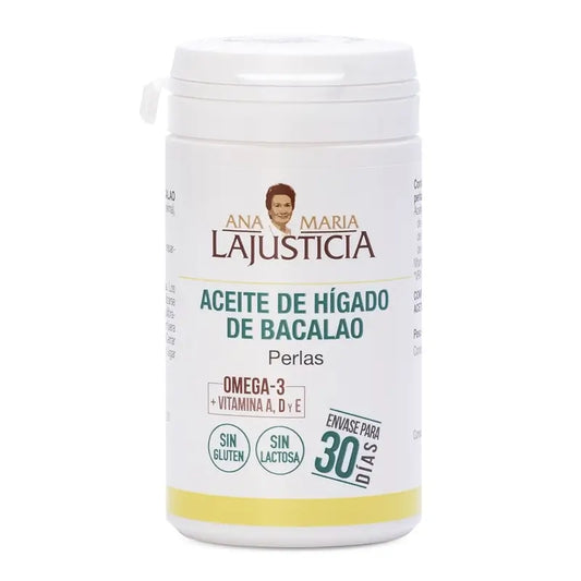 Ana Maria Lajusticia Olio di fegato di merluzzo 90 perle