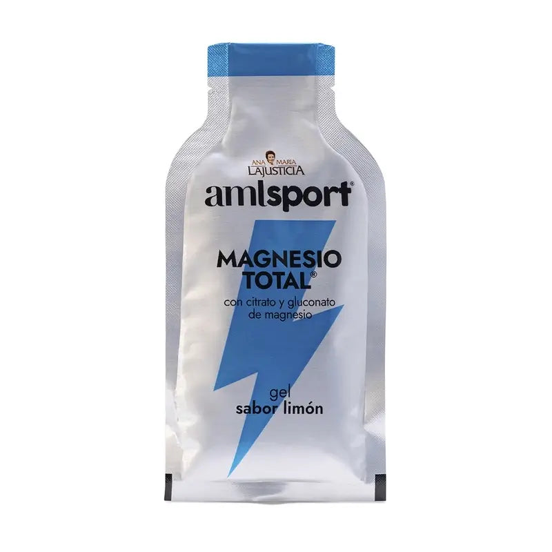 AML SPORT Magnesio totale in gel al limone, 12 bustine da 20 ml