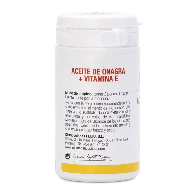Ana Maria Lajusticia Olio di enotera + Vitamina E, 80 perle