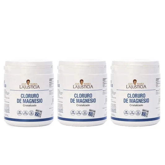 Ana Maria Lajusticia Cloruro di magnesio cristallizzato, 3x400 g