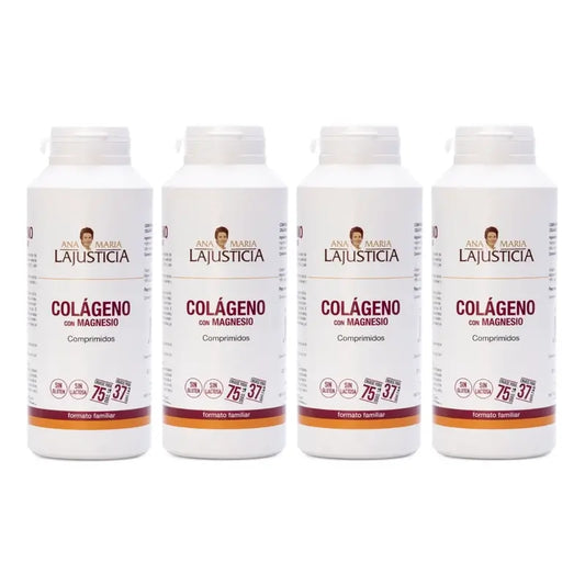 Ana Maria Lajusticia Collagene con magnesio, confezione da 4 x 450 compresse