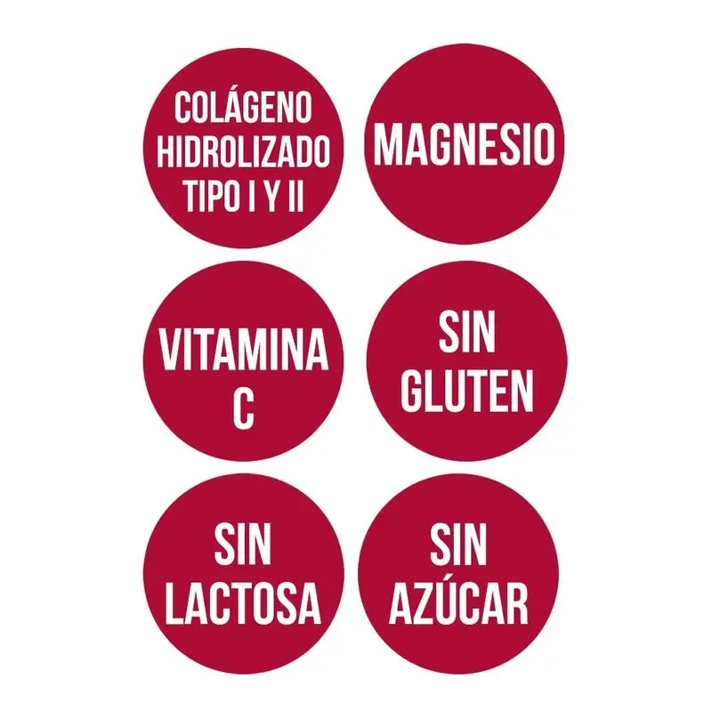 Ana Maria Lajusticia Collagene con Magnesio + Vit.C Polvere al gusto di fragola Doypack, 350 grammi
