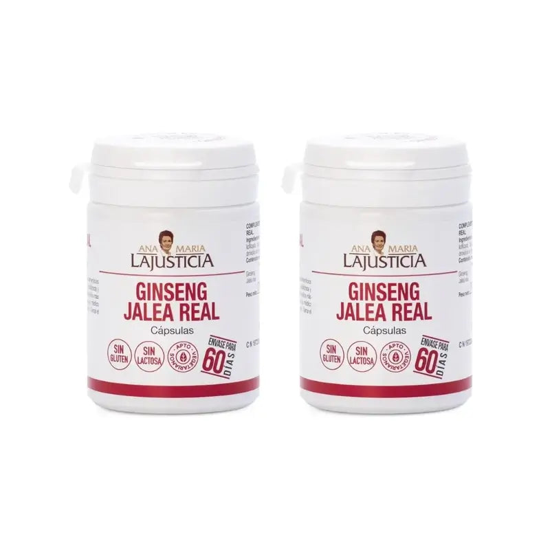 Ana Maria Lajusticia Ginseng con pappa reale, 2x60 capsule