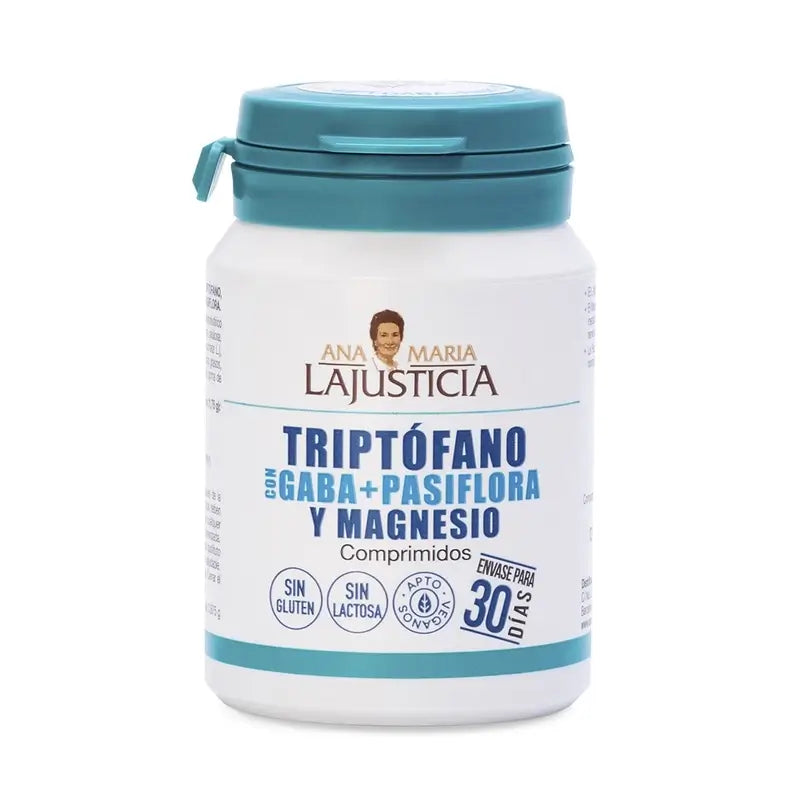 Ana Maria Lajusticia Triptofano con GABA + Plasiformis e Magnesio, 60 compresse