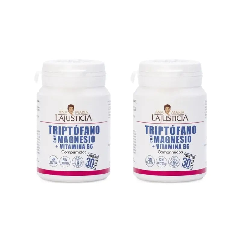 Ana Maria Lajusticia Triptofano con magnesio e vitamina B6, 2x60 compresse