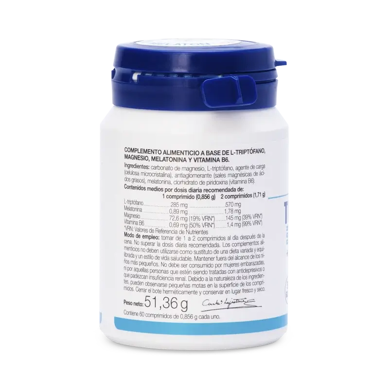 Ana Maria Lajusticia Triptofano con melatonina + magnesio e vitamina B6, 2x60 compresse