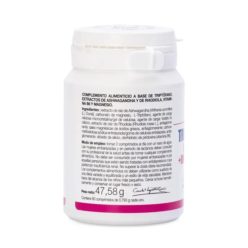 Ana Maria Lajusticia Triptofano Plus con Ashwagandha + Rodiola e Magnesio, 60 compresse