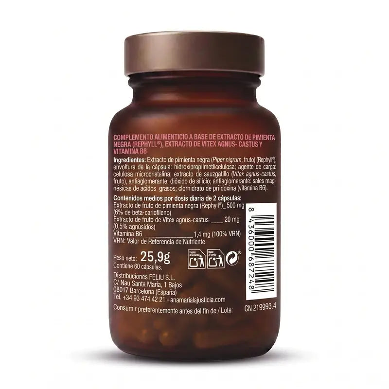Anamarialajusticia Benessere mestruale, 60 capsule