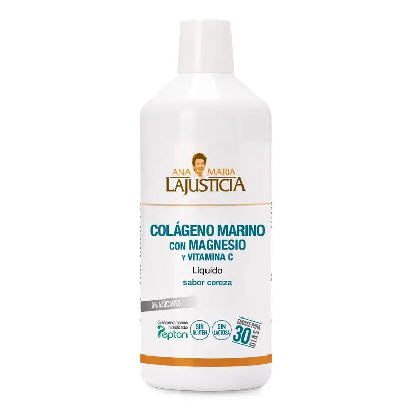 Anamarialajusticia Collagene marino con magnesio + vitamina C, 1 l