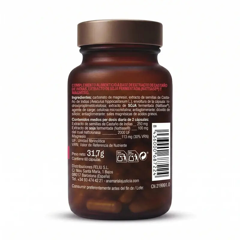 Anamarialajusticia Gambe Leggere, 60 capsule