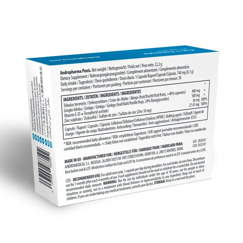 Integratore per l'ingrandimento del pene Andro Medical