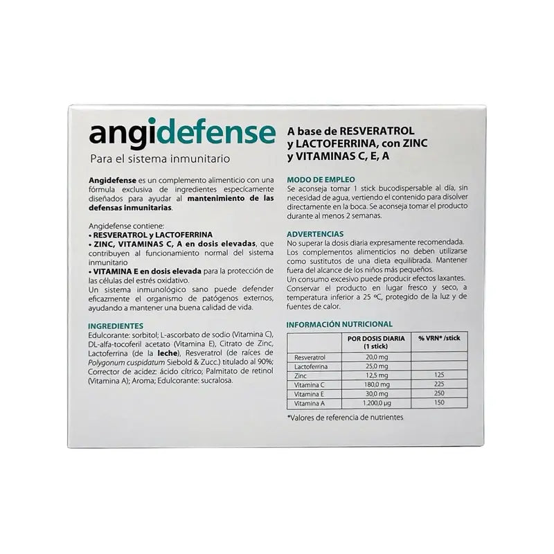 Angidefense Sticks , 12 bustine da 1,8 g