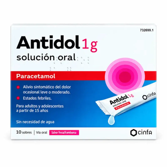 Antidol 1 g soluzione orale, 10 bustine