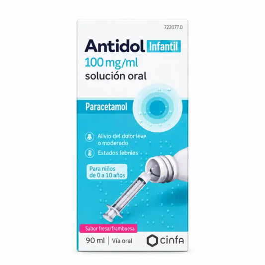 Antidol Infantil 100 Mg/Ml Soluzione orale, 1 flacone da 90 ml