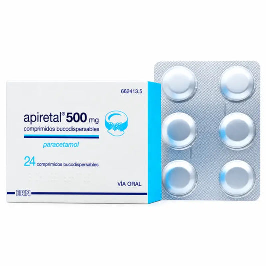 Apiretal 500 mg, 24 compresse orali dispersibili