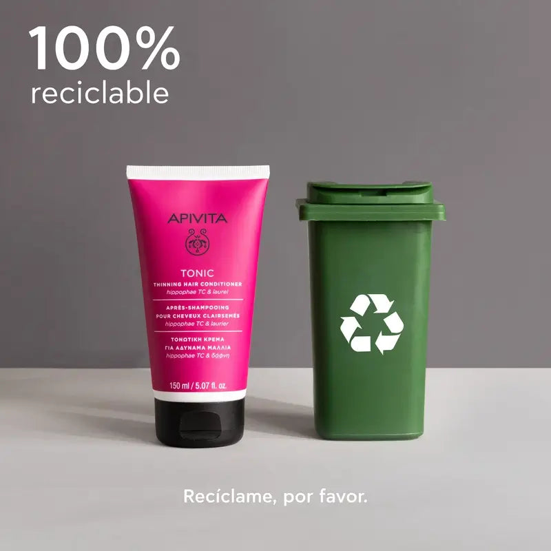 APIVITA Balsamo tonificante per capelli indeboliti con olivello spinoso e alloro 150 ml