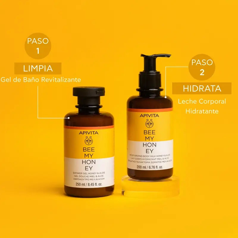 Apivita Bee My Honey Latte Corpo con Miele e Aloe , 200 ml