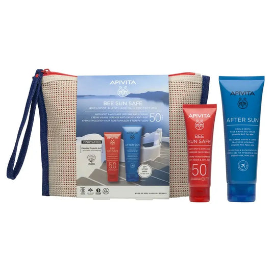 Apivita Bee Sun Safe Crema antietà e antibrufoli Spf50, 50 ml
