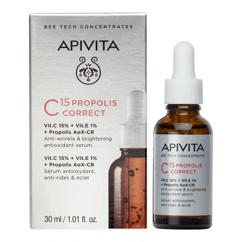 Apivita C15 Siero Correttivo alla Propoli, 30 ml