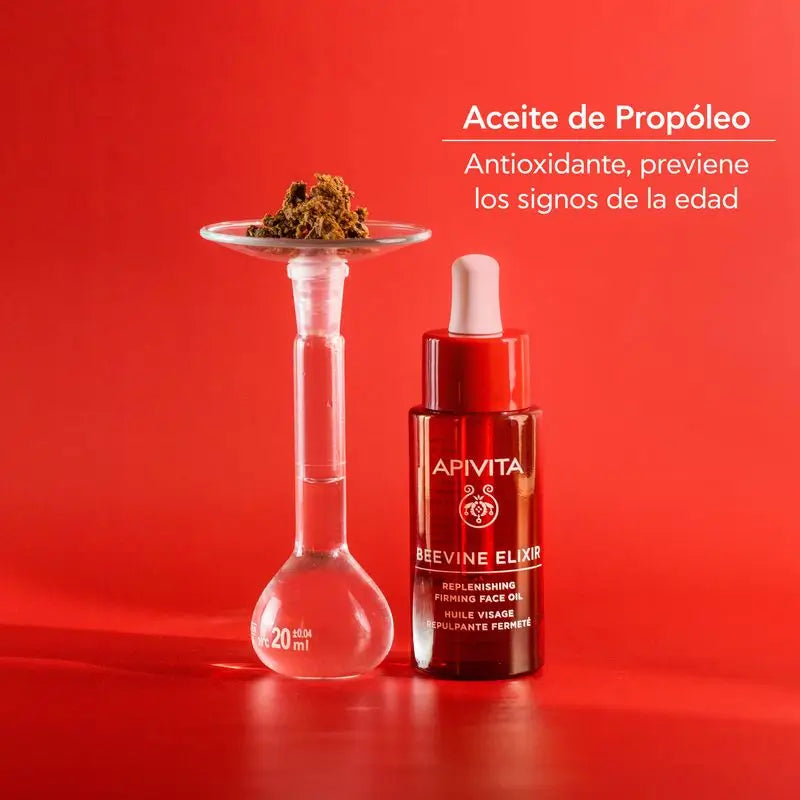 Apivita Beevine Elixir Olio viso rivitalizzante - rassodante - antirughe , 30 ml