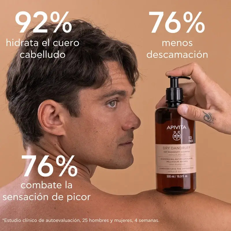 APIVITA Shampoo Anti Forfora Secca 500 ml
