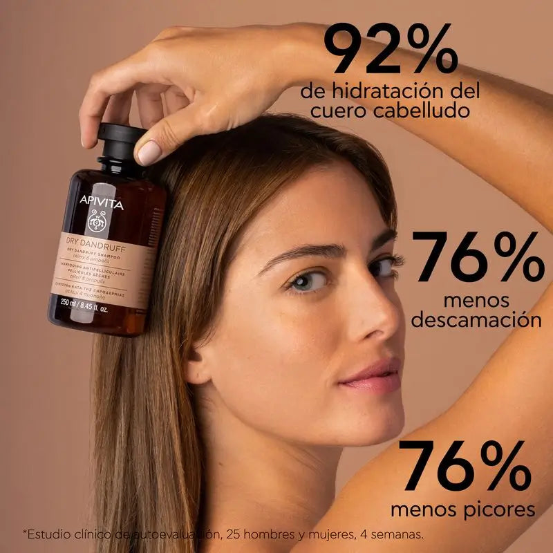APIVITA Shampoo antiforfora secca con sedano e propoli 250 ml