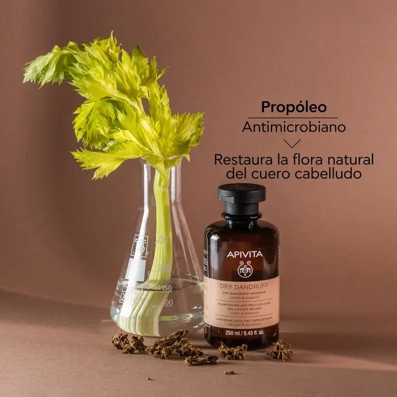 APIVITA Shampoo antiforfora secca con sedano e propoli 250 ml