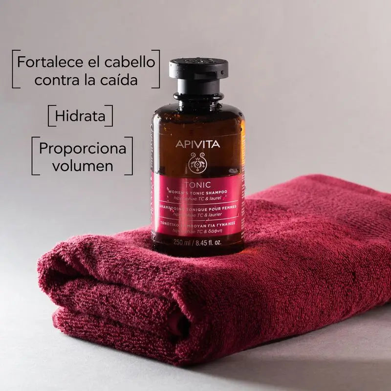 APIVITA Shampoo tonificante donna per la caduta dei capelli con olivello spinoso e alloro 250 ml