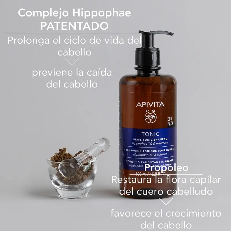 Apivita Men Shampoo tonificante anticaduta 500 ml