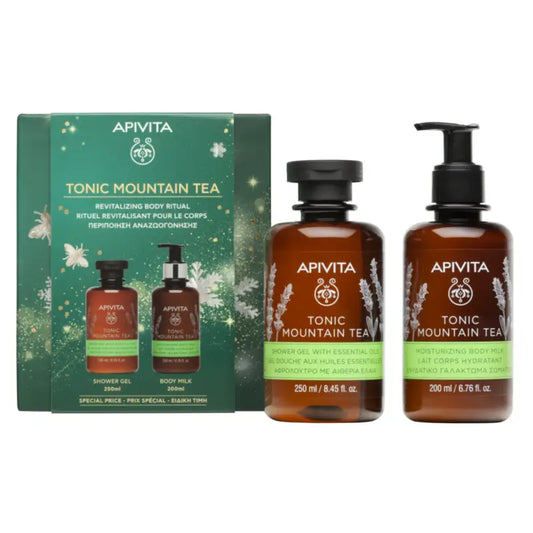 Apivita Cofanetto Tonic Mountain Gel + Lozione, 250 + 200 ml