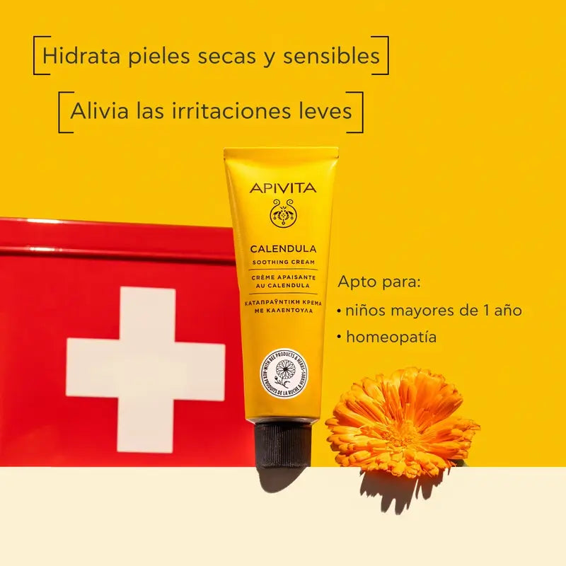 Apivita Creme alle erbe lenitive alla calendula, 50 ml