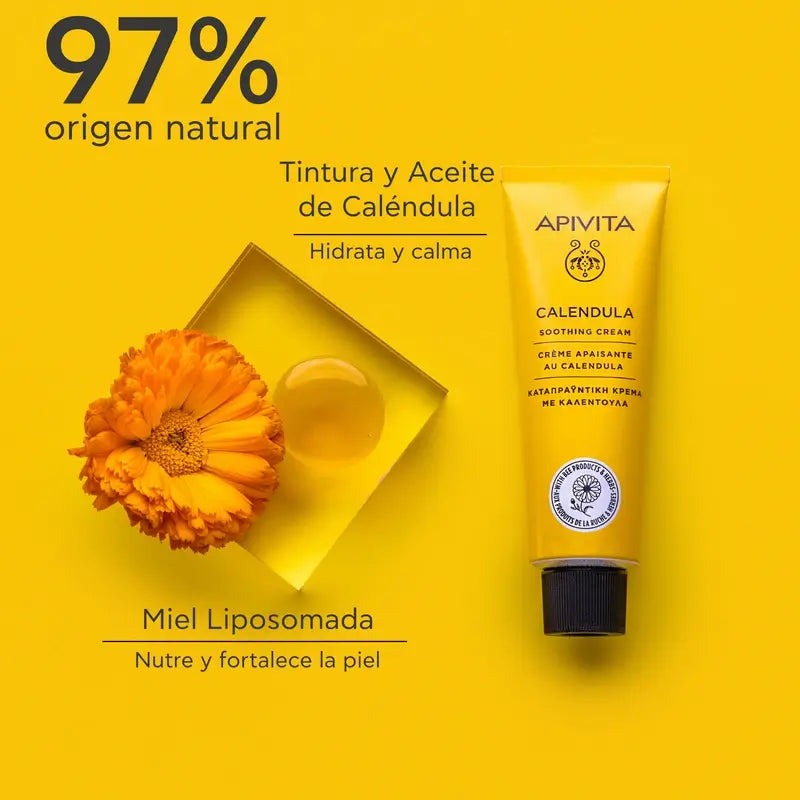 Apivita Creme alle erbe lenitive alla calendula, 50 ml