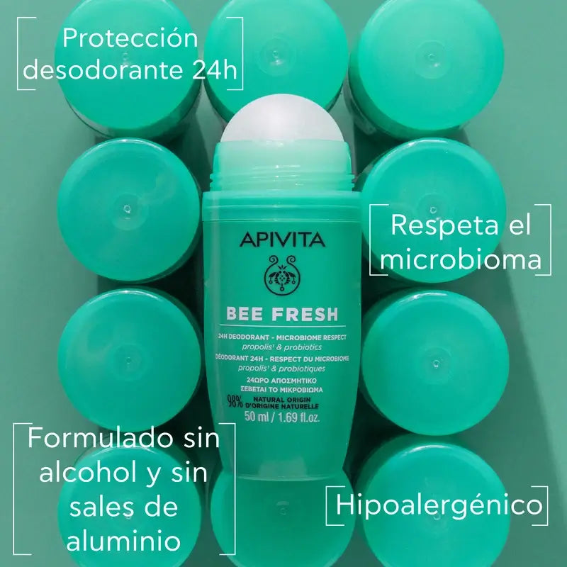 APIVITA Bee Fresh Deodorante Roll-on