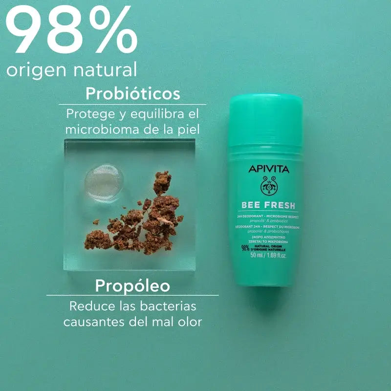 APIVITA Bee Fresh Deodorante Roll-on