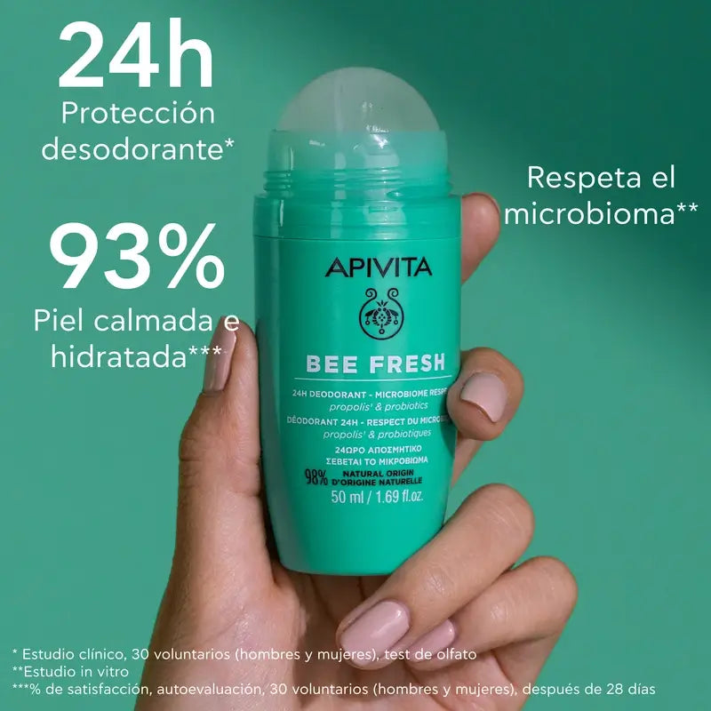 APIVITA Bee Fresh Deodorante Roll-on