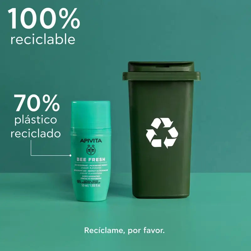 APIVITA Bee Fresh Deodorante Roll-on
