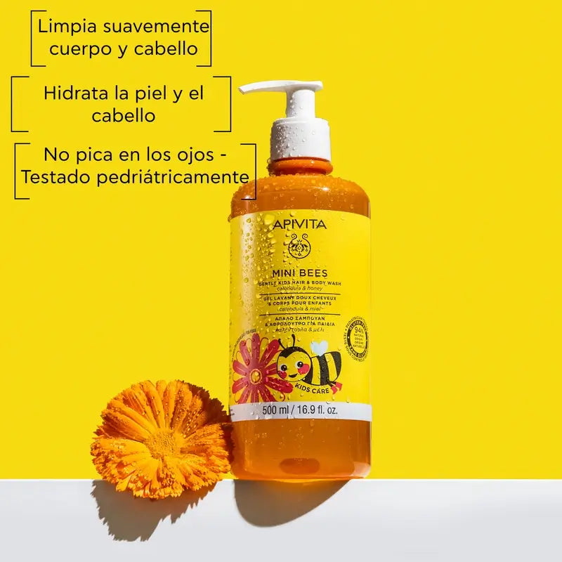 APIVITA Gel shampoo delicato per bambini, 500 ml