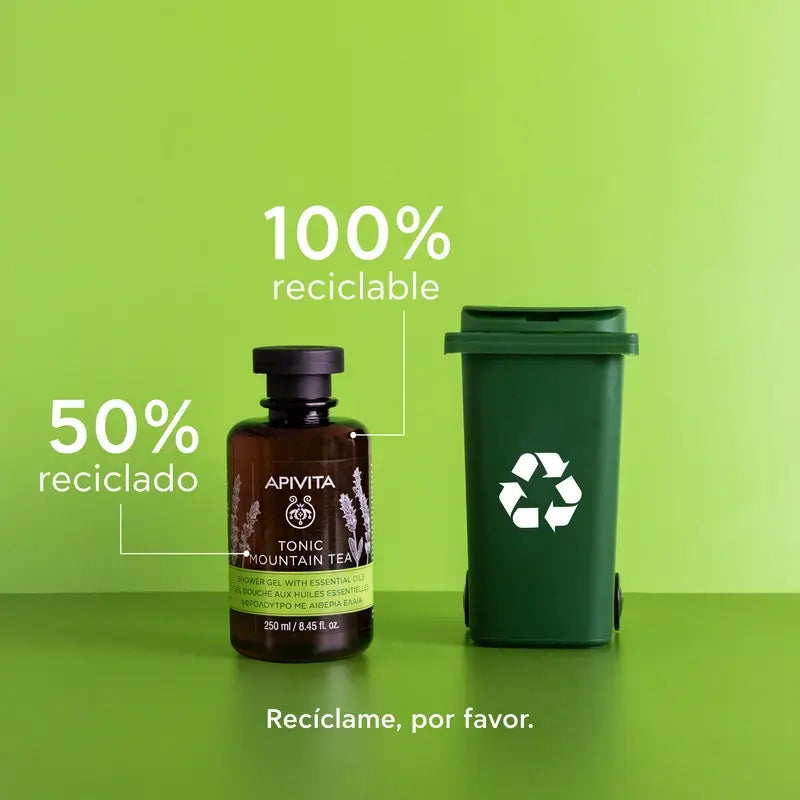 Apivita Gel da bagno al tè di montagna 250ml
