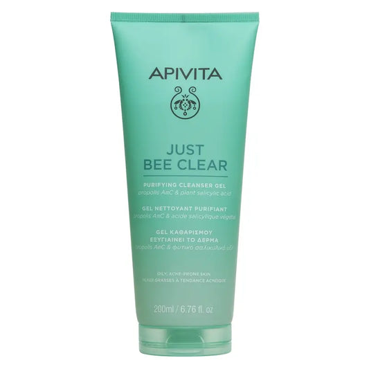 Apivita Just Bee Clear Gel detergente purificante, 200 ml
