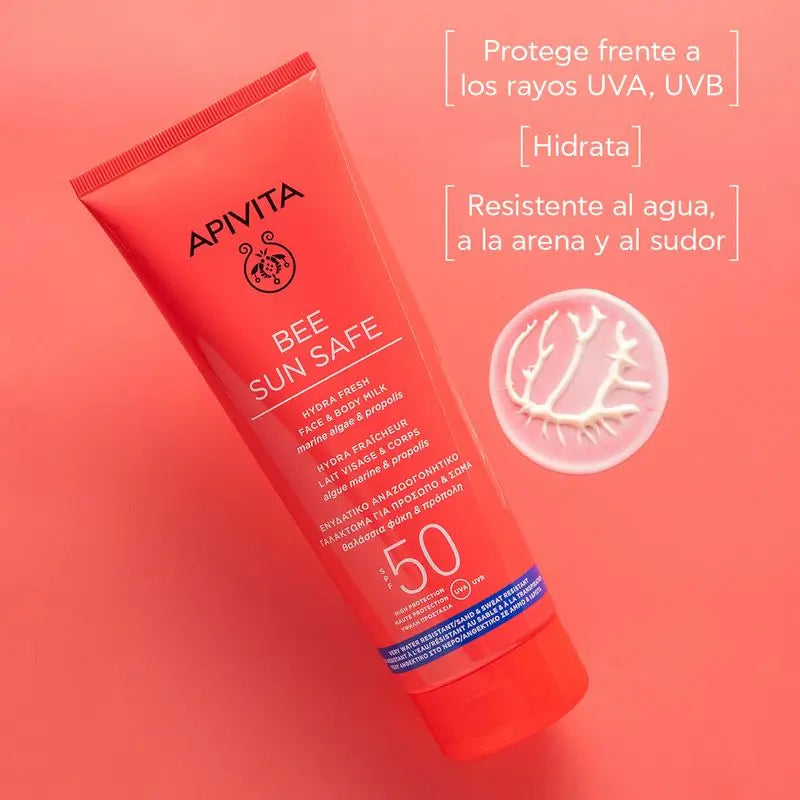APIVITA Hydra Fresh Milk SPF 50 Formato da viaggio 100 ml