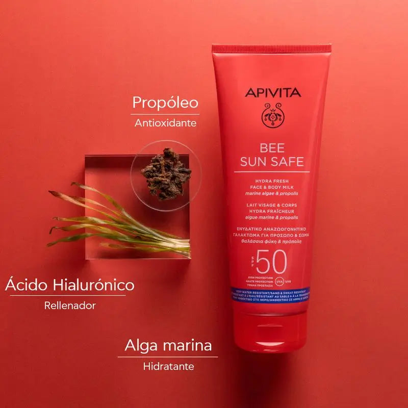 APIVITA Hydra Fresh Milk SPF 50 Formato da viaggio 100 ml