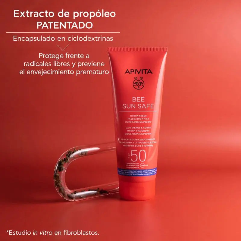 APIVITA Hydra Fresh Milk SPF 50 Formato da viaggio 100 ml
