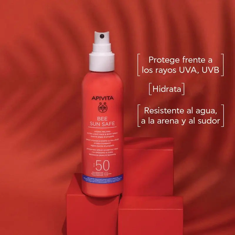 APIVITA Hydra Melting Spray Ultraleggero SPF 50, 200 ml